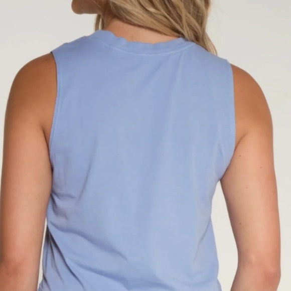 Calvin Klein colour block blue and black camisole top blouse women's size Medium - Picture 1 of 6